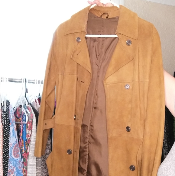 Vintage Aleksander Trench Coat Size Small - Picture 9 of 16